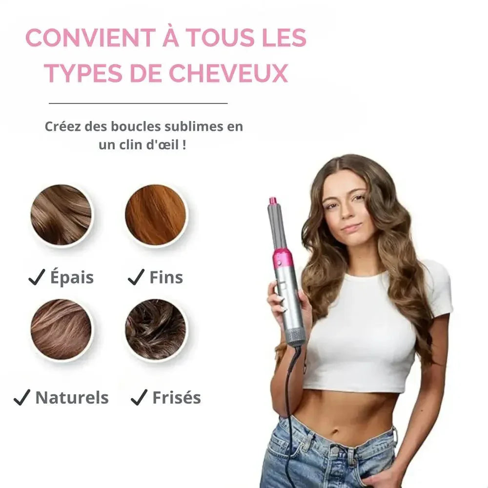 Novhair® Dryer Multistyler 5 - en - 1 — Sèche - cheveux ionique & Coiffeur multifonction | RONDOR - Rondor