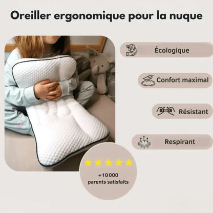 Oreiller Cervical Enfant – Pour un Dos Sain et une Croissance en Toute Sécurité - Rondor