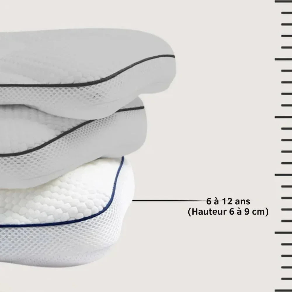 Oreiller Cervical Enfant – Pour un Dos Sain et une Croissance en Toute Sécurité - Rondor
