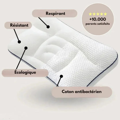 Oreiller Cervical Enfant – Pour un Dos Sain et une Croissance en Toute Sécurité - Rondor