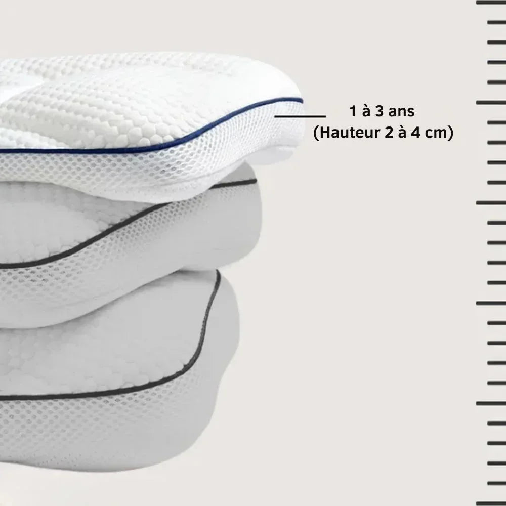 Oreiller Cervical Enfant – Pour un Dos Sain et une Croissance en Toute Sécurité - Rondor