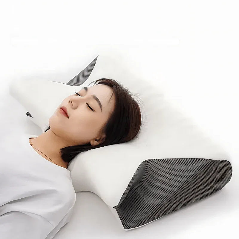 Oreiller cervical ergonomique anti - ronflement à mémoire de forme - Rondor