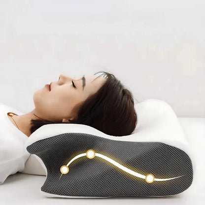 Oreiller cervical ergonomique anti - ronflement à mémoire de forme - Rondor