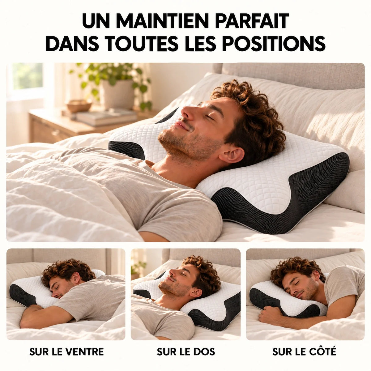 Oreiller Cervical Lunara – Mémoire de Forme