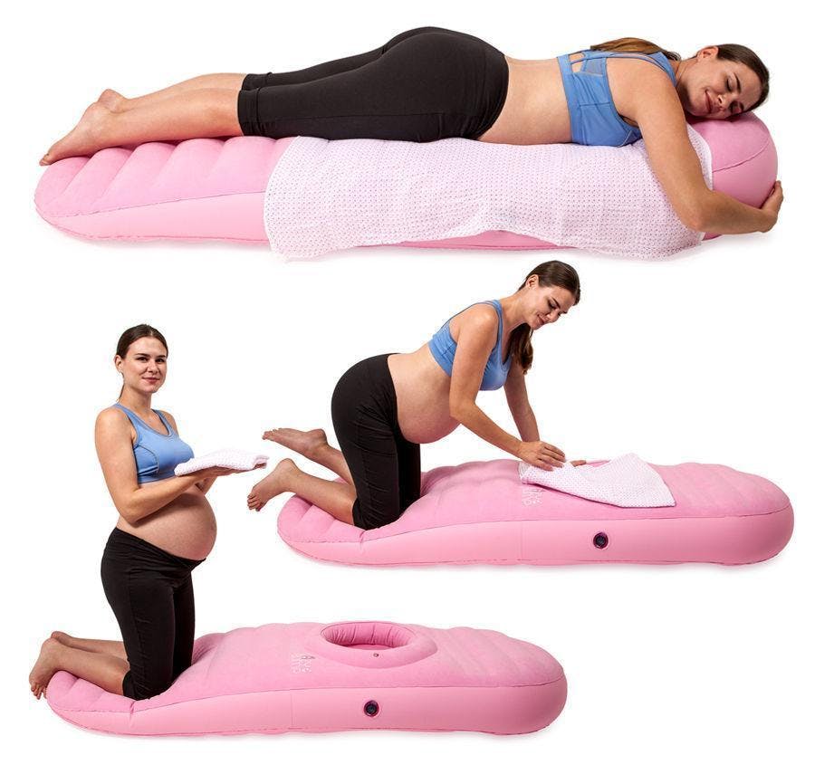 Oreiller de grossesse et tapis de yoga gonflable pour femme enceinte - Rondor