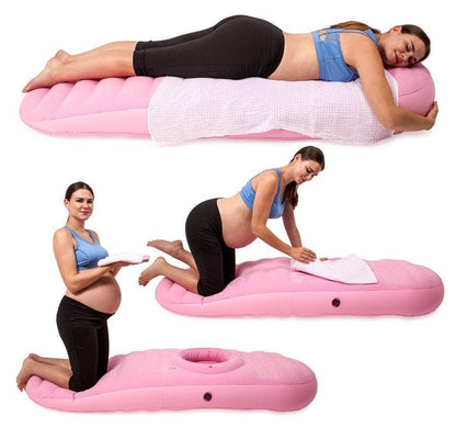 Oreiller de grossesse et tapis de yoga gonflable pour femme enceinte - Rondor