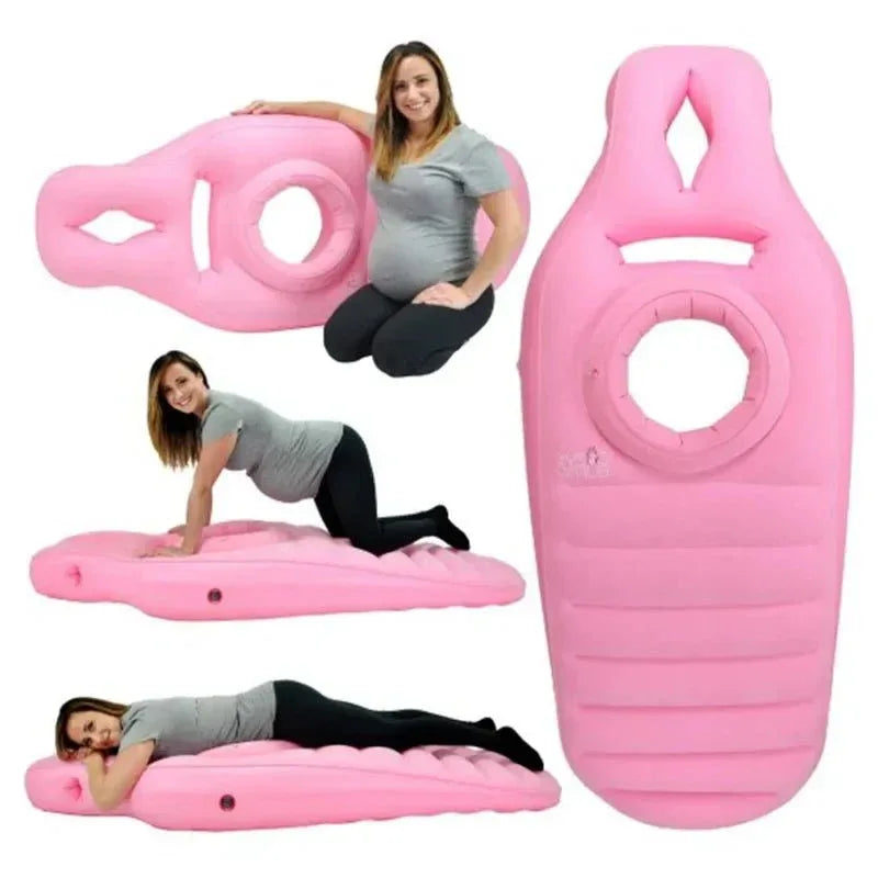 Oreiller de grossesse et tapis de yoga gonflable pour femme enceinte - Rondor