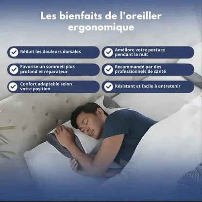Oreiller ergonomique RONDOR™ - Rondor
