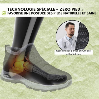 OrthoWinter - Bottines d’hiver doublées en fourrure semelle antidérapante - Rondor