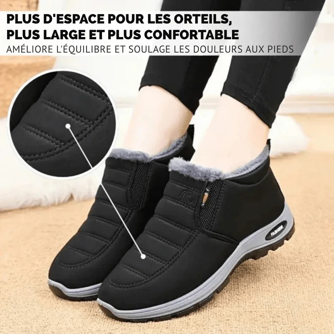 OrthoWinter - Bottines d’hiver doublées en fourrure semelle antidérapante - Rondor