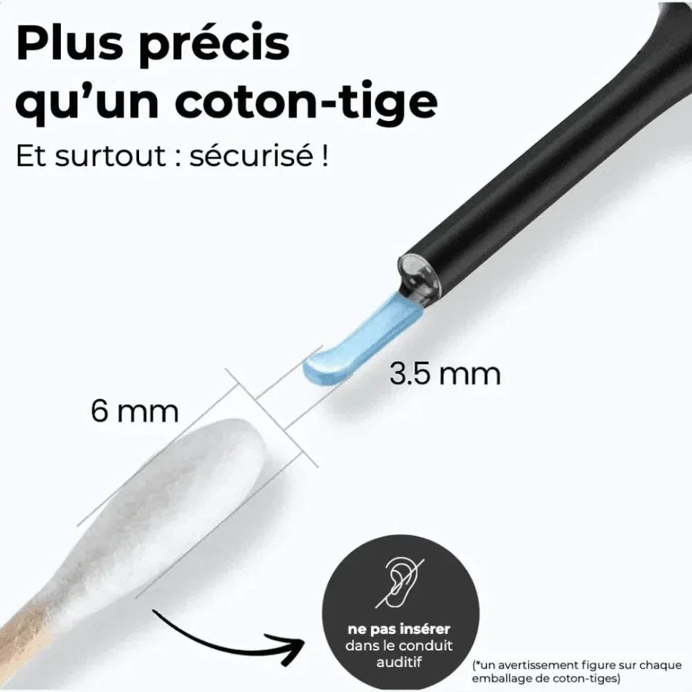 Otoscope - Nettoyeur d'oreille avec caméra intéfrée - Rondor