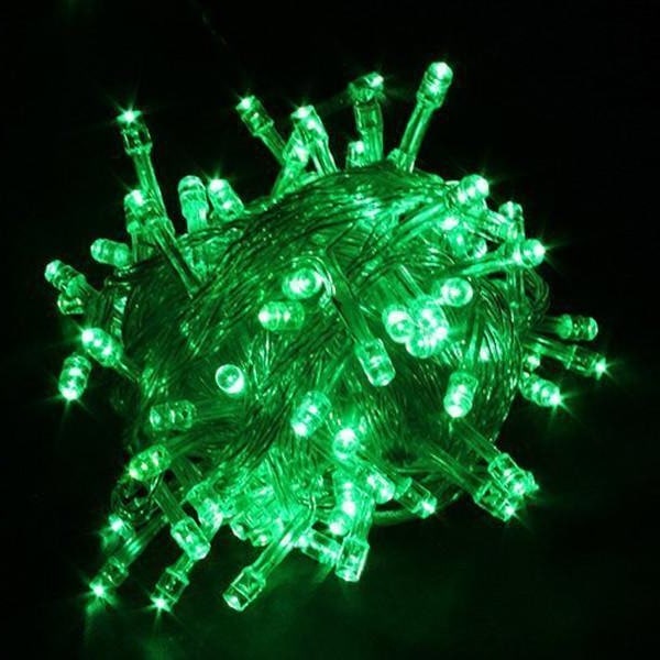Outdoor Solar String Lights with 100 LED Fairy Garden Landscape Lighting with Adjustable Panel