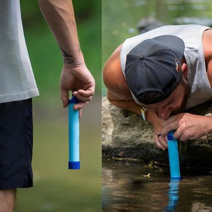 Tragbarer Wasserfilter mit fortschrittlichem Filtersystem – Ideal für Notfälle und Abenteuer