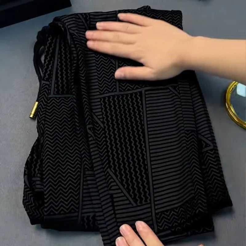Pantalon Décontracté Homme en Jacquard – Élégant, Confortable et Polyvalent - Rondor