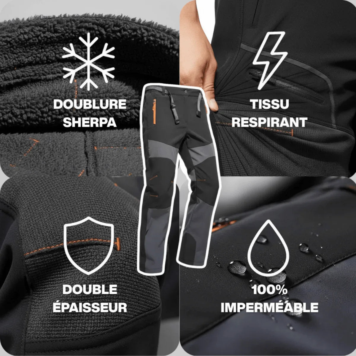 Pantalon d’extérieur imperméable & indestructible - Rondor