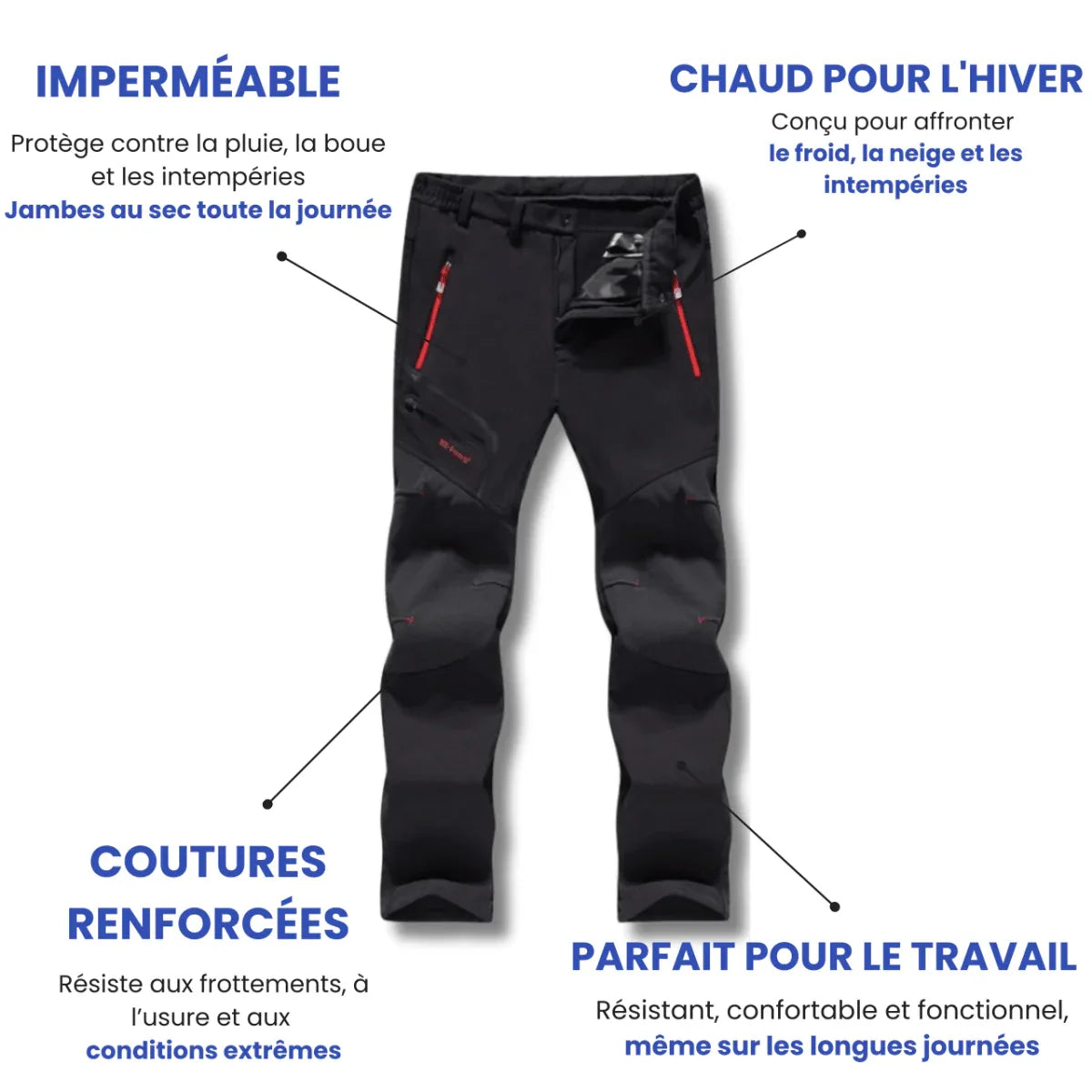 Pantalon d’extérieur imperméable & indestructible - Rondor