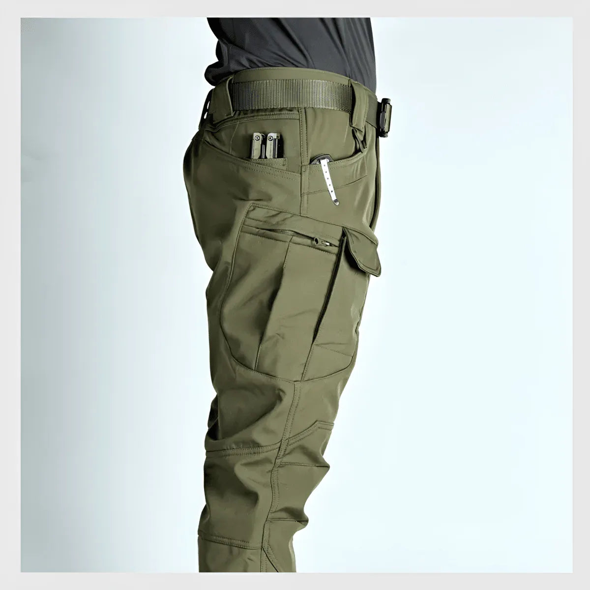 Pantalon tactique d'hiver - Résistant au vent et idéal pour l’extérieur - Rondor