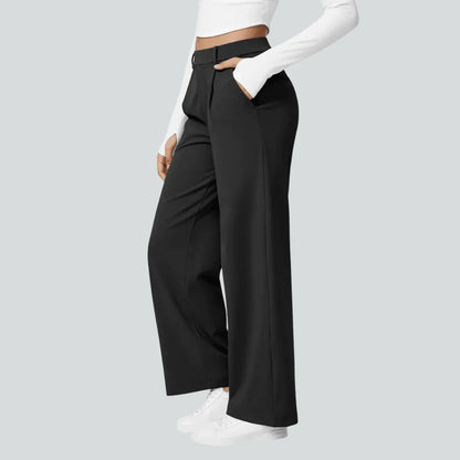 Pantalon taille haute fluide femme | RONDOR - Rondor