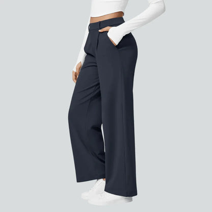 Pantalon taille haute fluide femme | RONDOR - Rondor