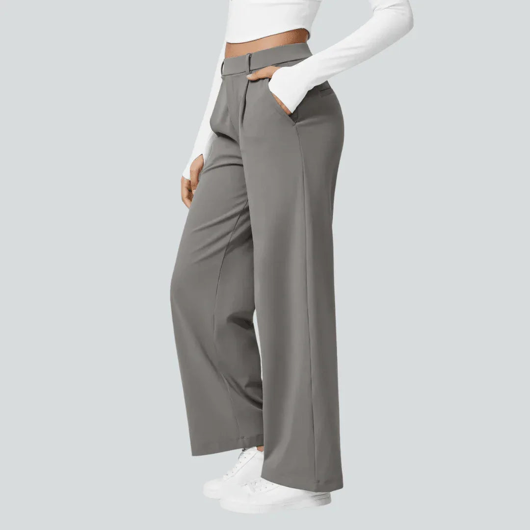 Pantalon taille haute fluide femme | RONDOR - Rondor