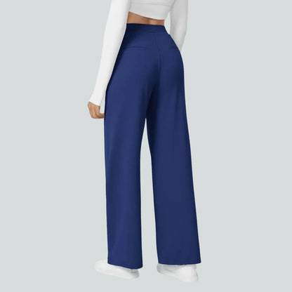 Pantalon taille haute fluide femme | RONDOR - Rondor