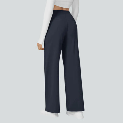 Pantalon taille haute fluide femme | RONDOR - Rondor