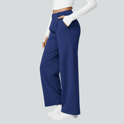 Pantalon taille haute fluide femme | RONDOR - Rondor