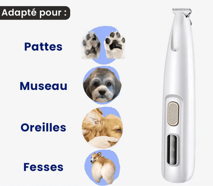 PawClip Pro™ – Tondeuse de précision silencieuse pour chiens et chats - Rondor