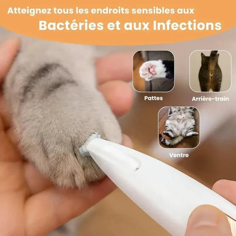 PawClip Pro™ – Tondeuse de précision silencieuse pour chiens et chats - Rondor
