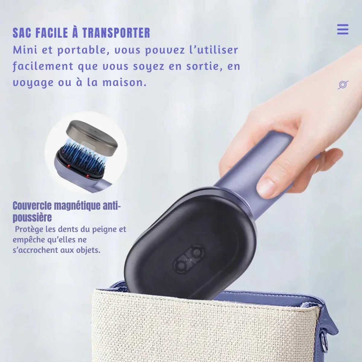 Peigne Électrique de Croissance des Cheveux - Rondor