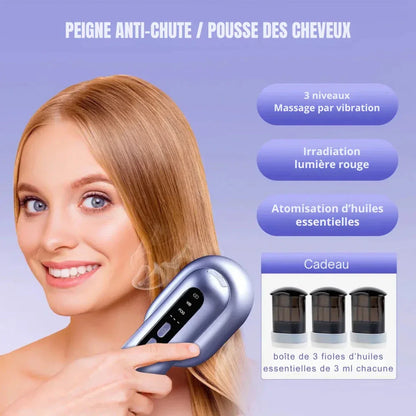 Peigne Électrique de Croissance des Cheveux - Rondor