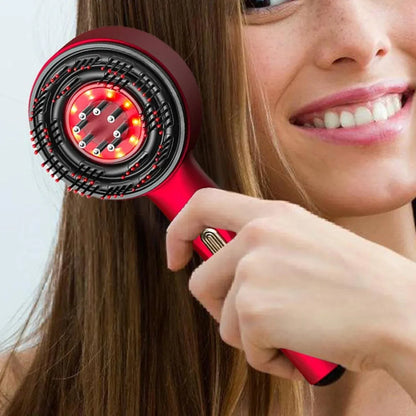 Peigne LED Portable 630 nm – Massage & Nutrition Capillaire - Rondor