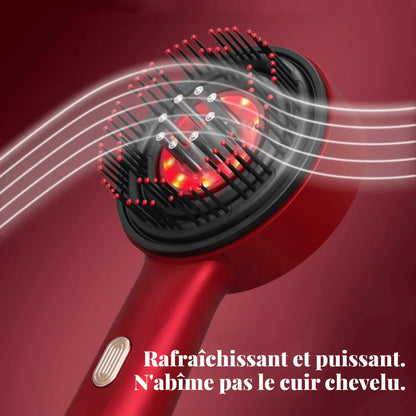Peigne LED Portable 630 nm – Massage & Nutrition Capillaire - Rondor