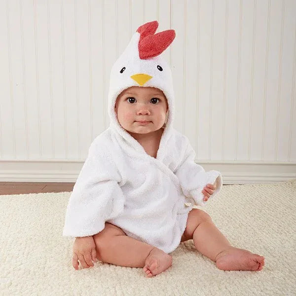 PEIGNOIR BAIN BÉBÉ ANIMAUX - Rondor