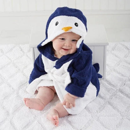 PEIGNOIR BAIN BÉBÉ ANIMAUX - Rondor