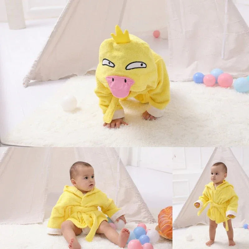PEIGNOIR BAIN BÉBÉ ANIMAUX - Rondor
