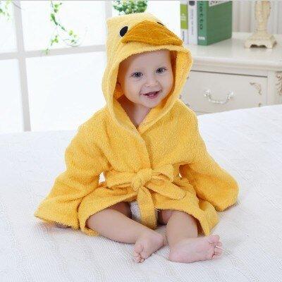 PEIGNOIR BAIN BÉBÉ ANIMAUX - Rondor