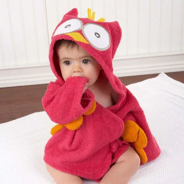 PEIGNOIR BAIN BÉBÉ ANIMAUX - Rondor