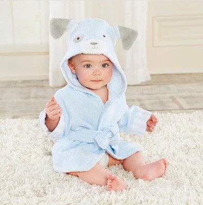 PEIGNOIR BAIN BÉBÉ ANIMAUX - Rondor