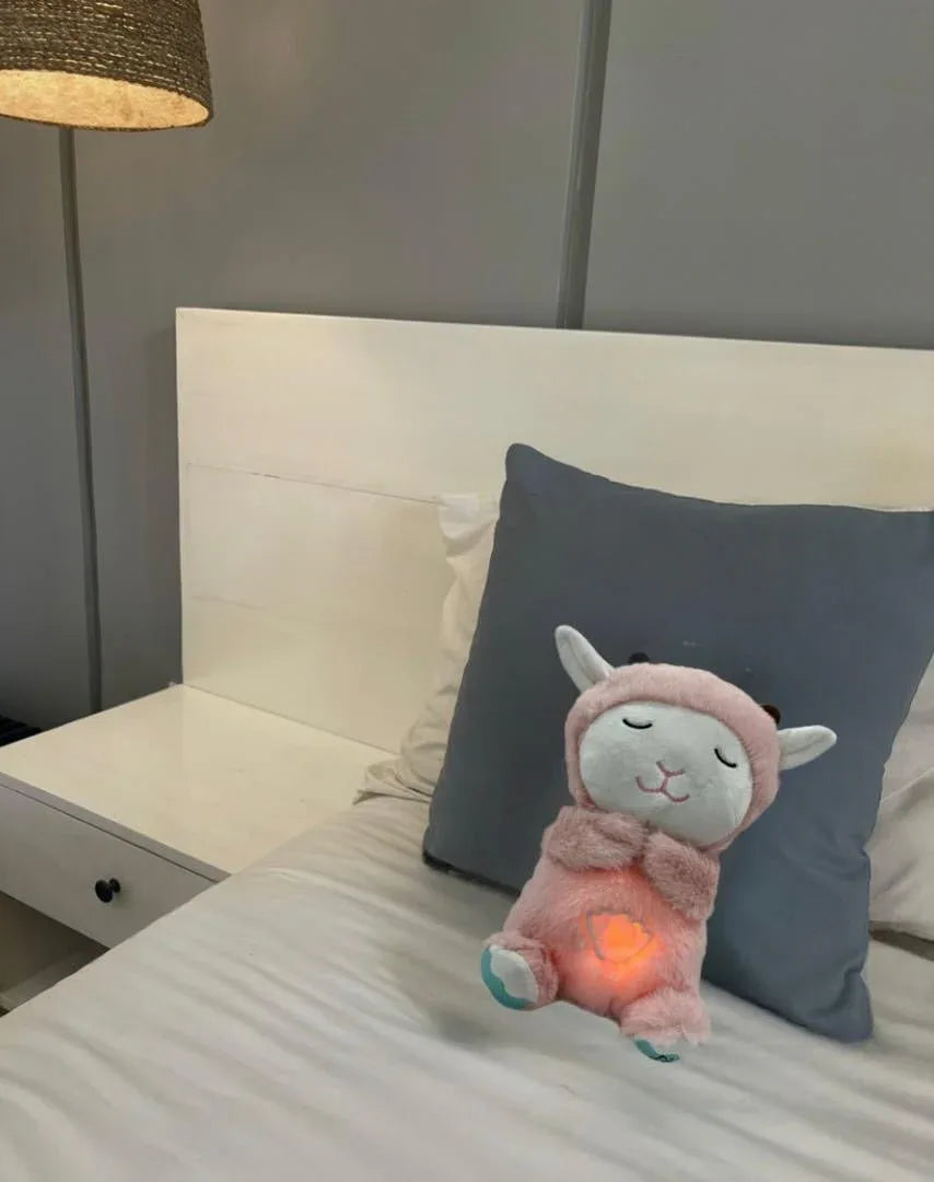 Peluche Teddy Anti - Anxiété™ – Compagnon Lumineux & Musical pour Nuits Paisibles (1 à 6 ans) - Rondor