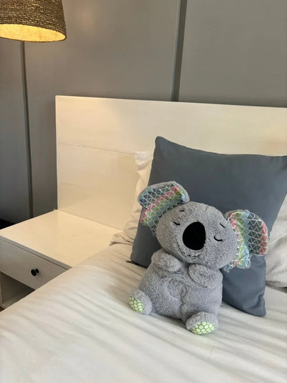Peluche Teddy Anti - Anxiété™ – Compagnon Lumineux & Musical pour Nuits Paisibles (1 à 6 ans) - Rondor