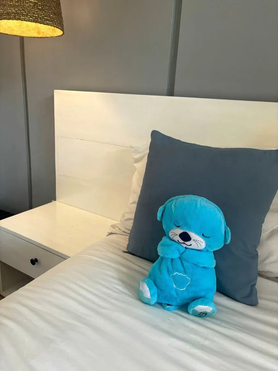 Peluche Teddy Anti - Anxiété™ – Compagnon Lumineux & Musical pour Nuits Paisibles (1 à 6 ans) - Rondor
