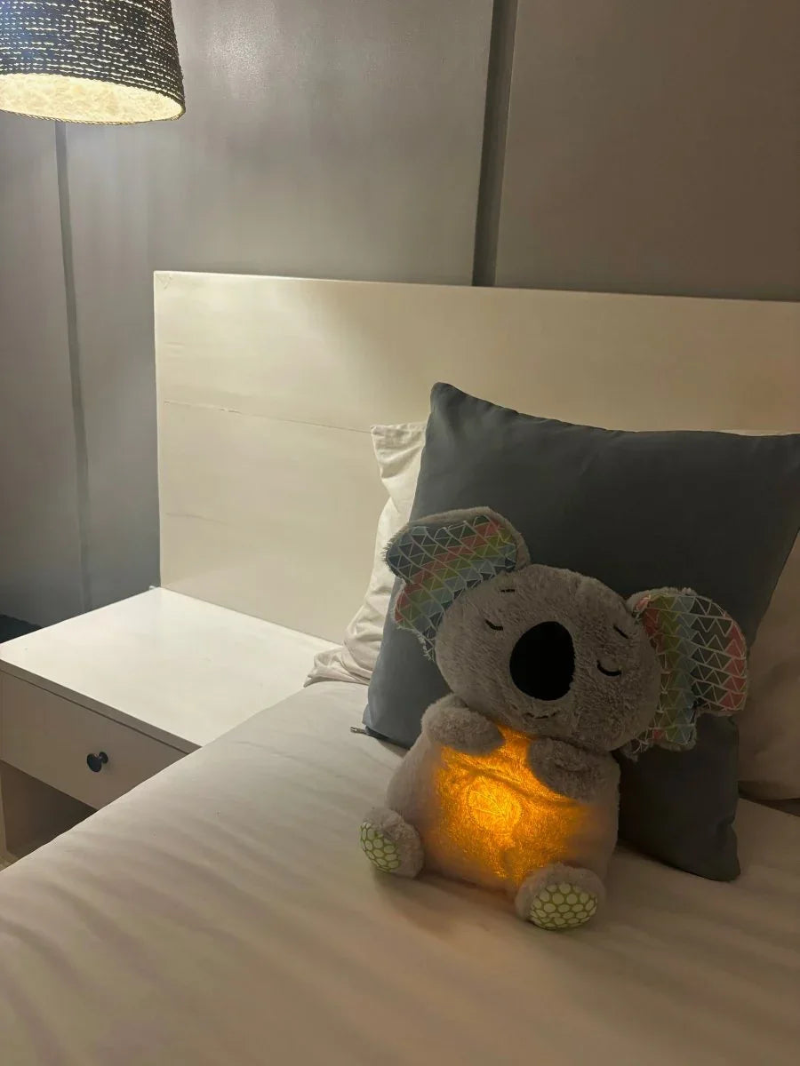 Peluche Teddy Anti - Anxiété™ – Compagnon Lumineux & Musical pour Nuits Paisibles (1 à 6 ans) - Rondor