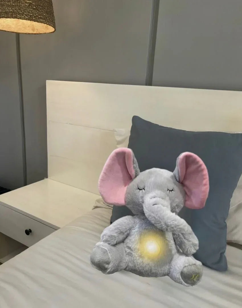 Peluche Teddy Anti - Anxiété™ – Compagnon Lumineux & Musical pour Nuits Paisibles (1 à 6 ans) - Rondor