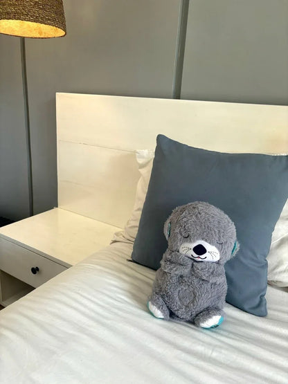 Peluche Teddy Anti - Anxiété™ – Compagnon Lumineux & Musical pour Nuits Paisibles (1 à 6 ans) - Rondor