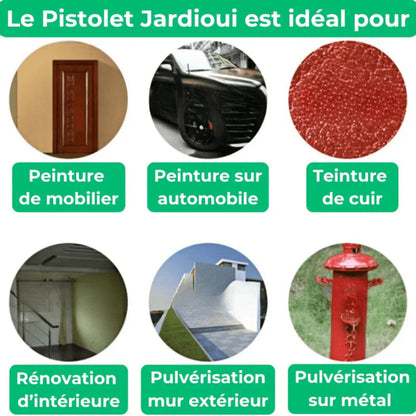 Pistolet Peinture Electrique Sans Fil - Projets Rapides et Efficace - Rondor
