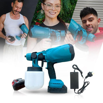 Pistolet Peinture Electrique Sans Fil - Projets Rapides et Efficace - Rondor