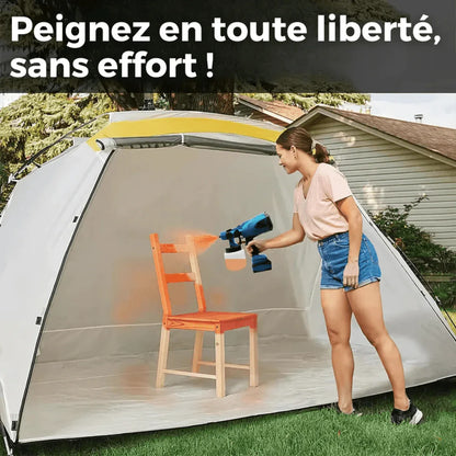 Pistolet Peinture Electrique Sans Fil - Projets Rapides et Efficace - Rondor