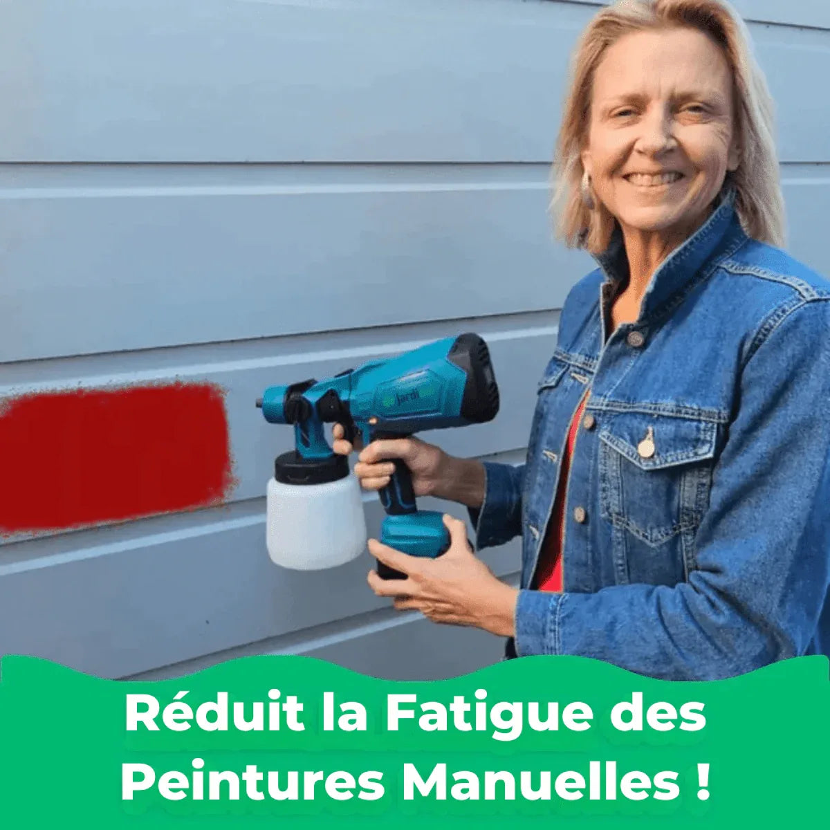 Pistolet Peinture Electrique Sans Fil - Projets Rapides et Efficace - Rondor