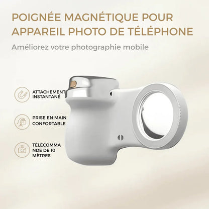 Poignée magnétique pour appareil photo de téléphone - Rondor